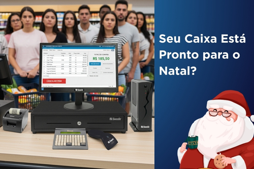 Caixa pronto para o Natal