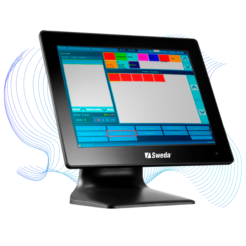 Automação Comercial Sweda: PDV Touch Screen Sweda rapidez e praticidade no ponto de venda.