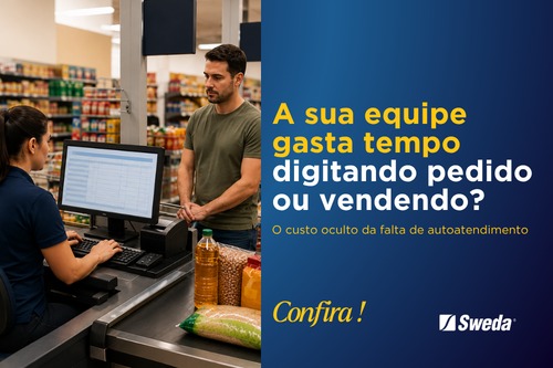 A sua equipe gasta tempo digitando pedido ou vendendo? O custo oculto da falta de autoatendimento