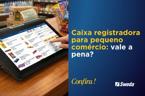 Caixa registradora para pequeno comércio