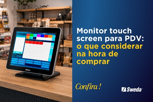 monitor touch screen para pdv