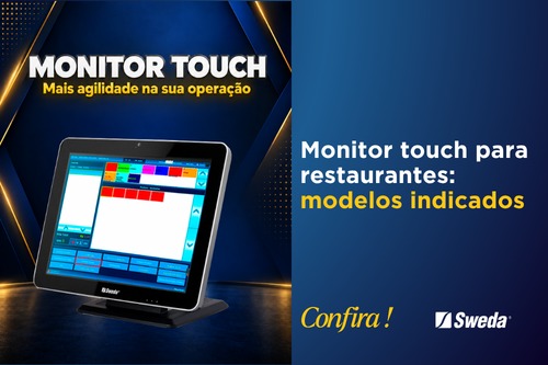 monitor touch screen para restaurantes